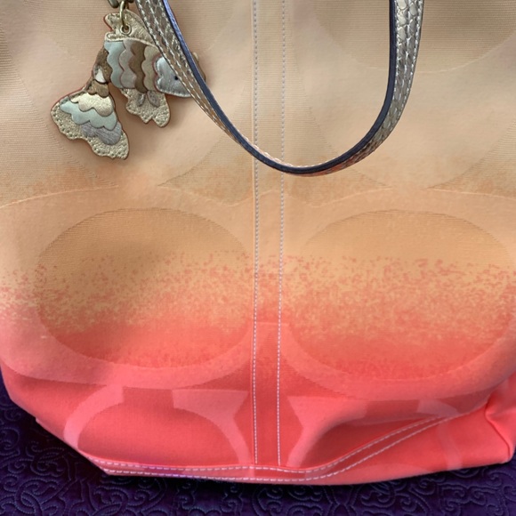 Limited edition Coach Jumbo Tye Dye Tote/Beach Bag - Picture 3 of 14